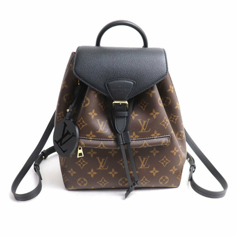 路易威登 Montsouris NM PM 雙肩包/日用包 Monogram Noir M45515 女款
