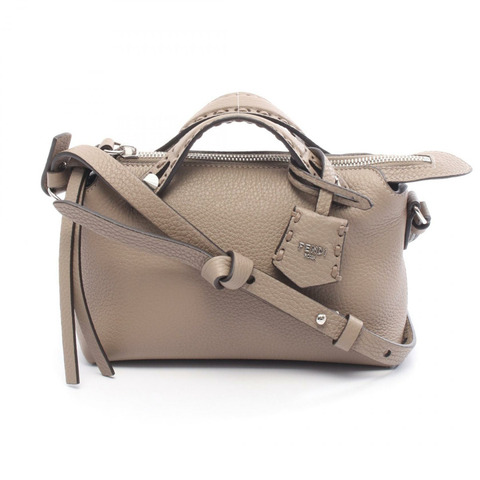 FENDI By the Way Selleria Mini 2WAY 手提包 8BS098ASU2F04Y9 皮革 米色 全新 女士