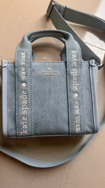 Kate spade 藍色牛仔迷你兩用包