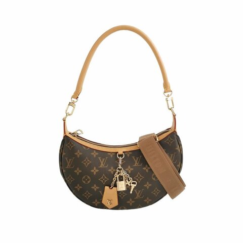 Louis Vuitton (LV) Looping植鞣革Monogram印花肩背包晶片款