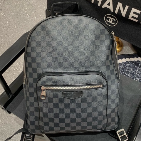 Louis Vuitton 路易威登 棋盤格雙肩包/背包書包  尺寸：31x40x12cm  附件無