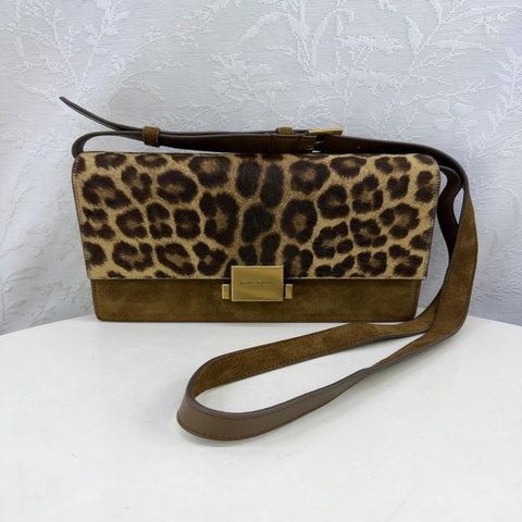 Saint Laurent Bellechasse crossbody bag Very good condition Brown, Suede