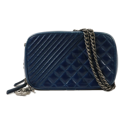 CHANEL 牛皮皮革Chain Shoulder鏈帶肩背袋
