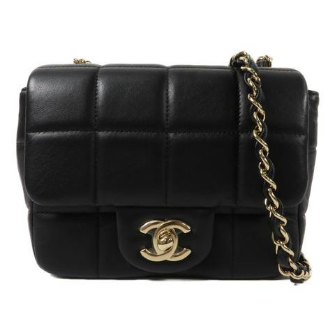 CHANEL 牛皮皮革Chain Shoulder鏈帶肩背袋