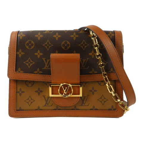 LOUIS VUITTON Monogram/Monogram Reverse Dauphine MM手挽肩背兩用袋