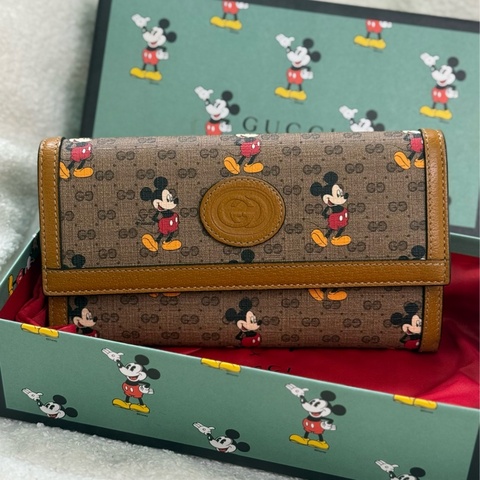 Gucci 2020迪斯尼合作系列限量米奇長夾