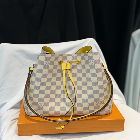 Louis Vuitton 路易威登 棋盤格黃色 水桶