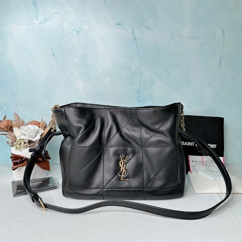 YSL Jamie黑金羊皮福袋包