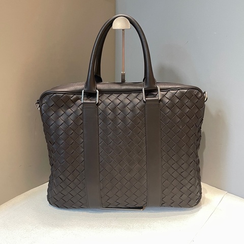 Bottega Veneta 葆蝶家 Intrecciato編織男士公文包 40×30×10（缺肩帶）