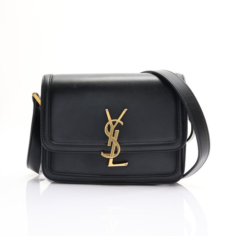 黑色牛皮 Solferino 肩背包【SAINT LAURENT YSL 聖羅蘭】 634306
