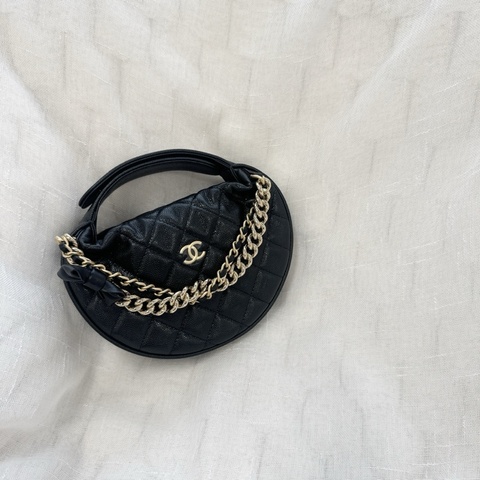 Chanel Bow Hobo Pouch