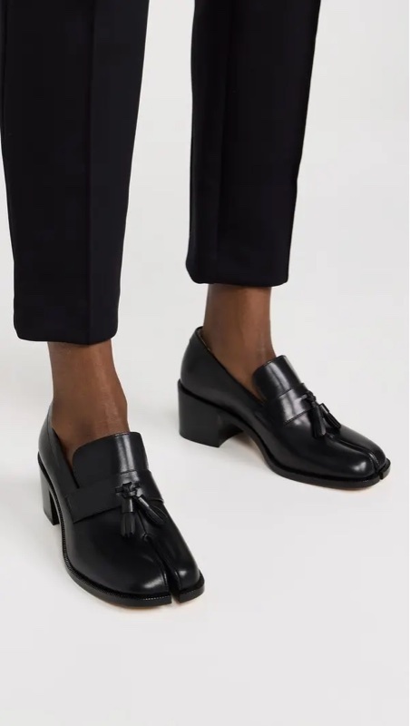 Masion Margiela Tabi Tassel Loafers 分趾皮鞋