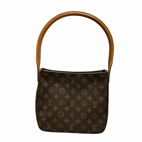 LOUIS VUITTON 路易威登 M51146 LOPPING MONOGRAM MM 肩背包 PVC帆布 棕色