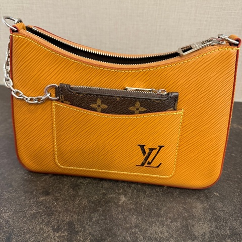 Louis Vuitton(LV) Marelle Epi 紋理皮革手提斜背包