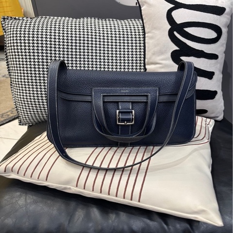 Hermes halzan 31 Stamp T ,7L Bleu De Malte