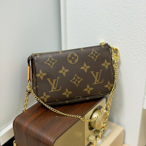 🏷LV 路易威登．Mini 老花小麻將 M58009/客人寄賣