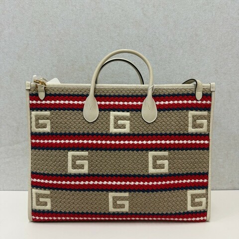 GUCCI 度假系列編織托特包