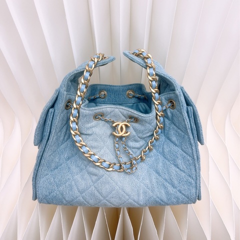 Chanel 25 牛仔小號肩背包