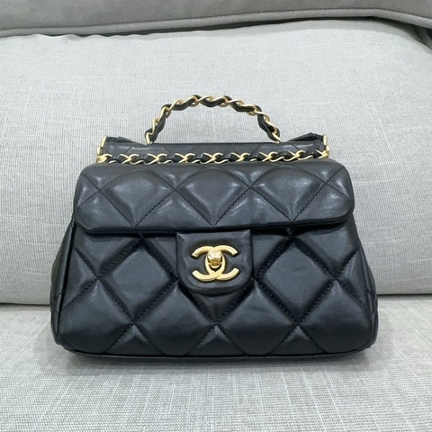 JK國際二手精品✨ Chanel手柄斜背包 芯片款 專櫃快20萬