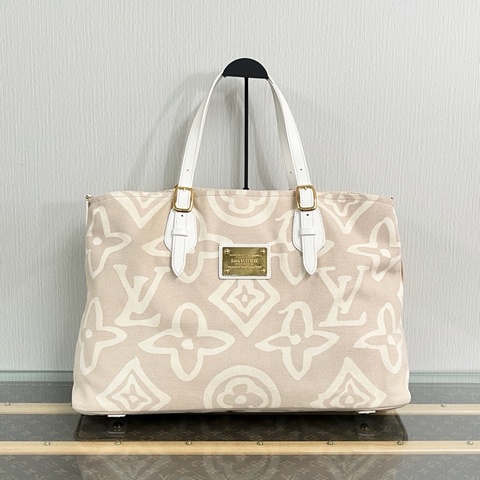 【威選精品】🤍 LV 大溪地系列 米白色 Monogram 托特包｜輕奢度假風首選