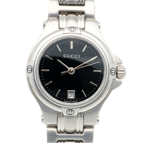 Gucci 女士腕錶，不鏽鋼 9040L 石英錶。