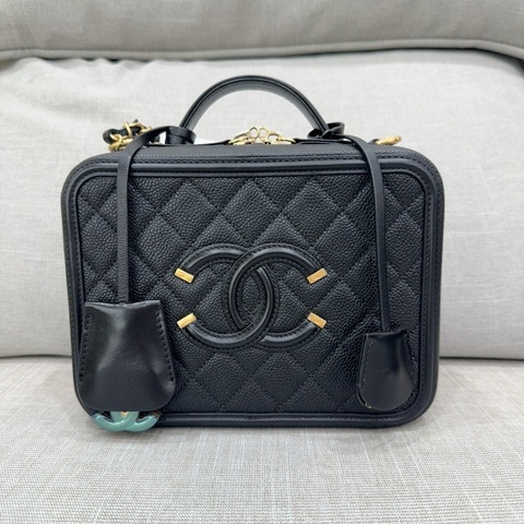 JK國際二手精品✨Chanel vanity case相機包 21cm （背帶回原廠換新未拆）