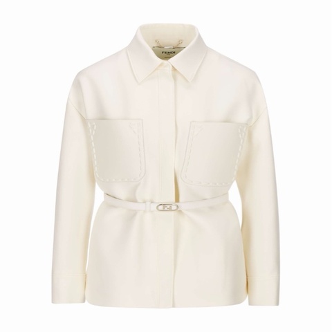 Fendi 女士 系腰帶休閒夾克IT-38 IT-40 IT-42 IT-44 IT-46碼
