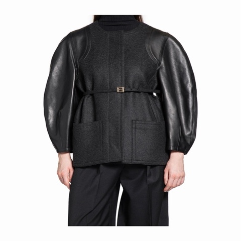 Fendi 女士 長袖拼接夾克IT-34 IT-36 IT-38 IT-40 IT-42 IT-44 IT-46碼
