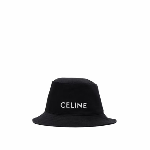 Celine • 經典字母黑色漁夫帽