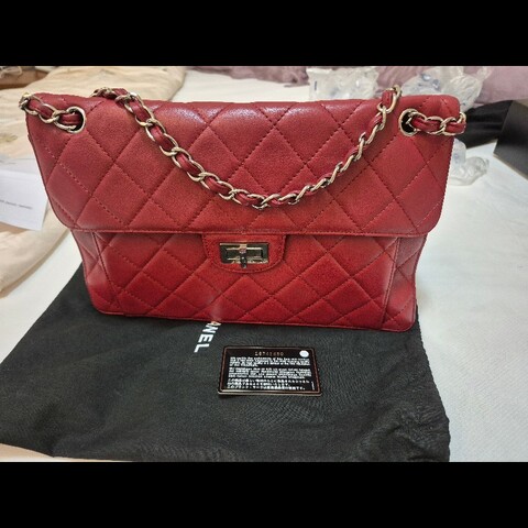 chanel 2.55 33cm，羊皮，季節限定款
