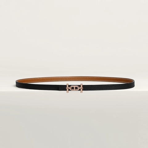 全新Hermès Ancre皮帶釦 雙面皮腰帶 13 mm