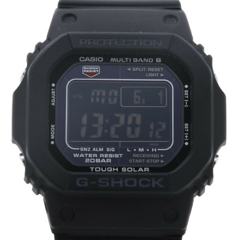卡西歐 G-SHOCK 5600 系列 GW-M5610U-1BJF 黑色樹脂男士數位手錶
