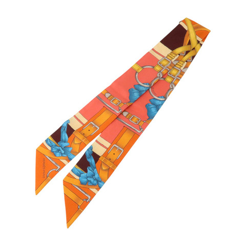 HERMES 絲質Twilly絲巾