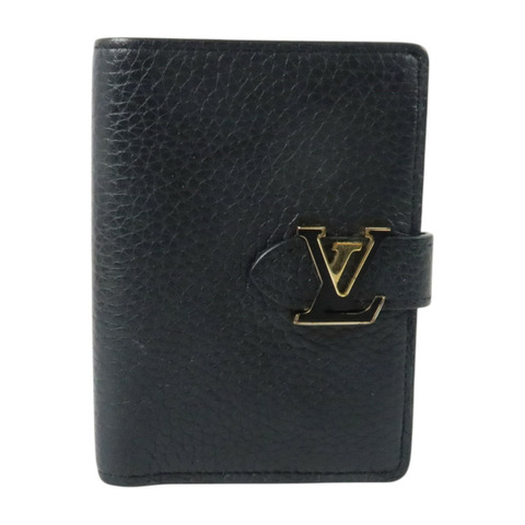 LOUIS VUITTON Taurillon Capuines Wallet金扣錢包