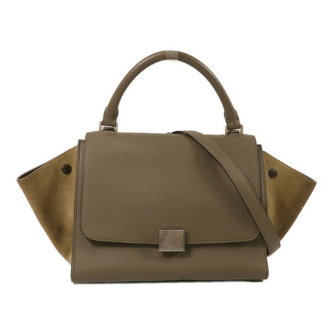 CELINE  牛皮皮革Trapeze Medium手挽肩背兩用袋
