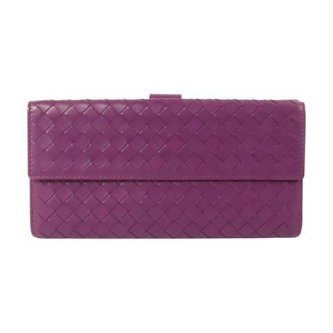 BOTTEGA VENETA 織紋皮革Long Wallet長錢包