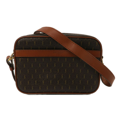 SAINT LAURENT 塗層帆布Camera Bag肩背袋
