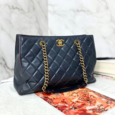 Chanel Perfect Edge 絎縫皮 托特包