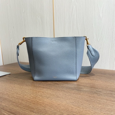 Celine/賽琳 小號水桶 灰色