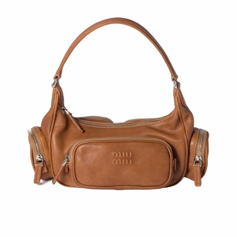 Miu Miu 女士 拉鍊單肩包均碼碼22cm*7cm*18.5cm
