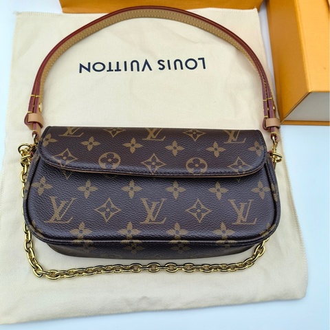 Louis Vuitton 路易威登 老花ivy鏈條包 芯片款 雙肩帶 尺寸23×12×5cm