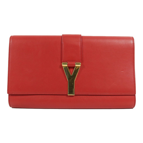 SAINT LAURENT 牛皮皮革Y Clutch Bag手拿包