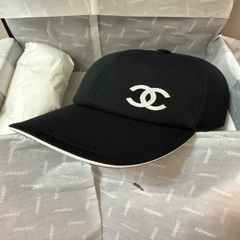 💖Chanel CC logo 黑色 棒球帽 鴨舌帽💖 全新全配 昆凌同款