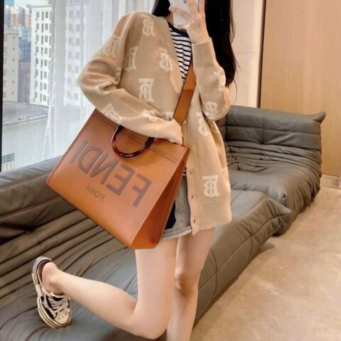 Fendi sunshine陽光購物袋中號托特tote手提包