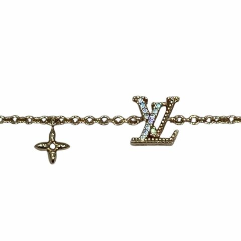 LOUIS VUITTON 路易威登 M00587 ICONIC ENAMEL 手鍊 合金 金色