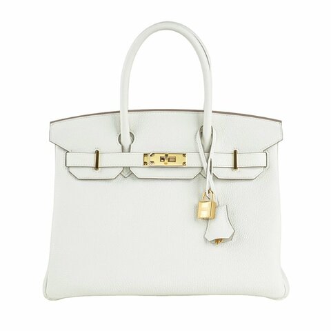 HERMÈS 愛馬仕 Birkin 30 鉑金包 Mushroom 蘑菇白金釦 Togo 牛皮 手提包｜W刻 2024年 極品現貨｜KÉSH 凱仕精品