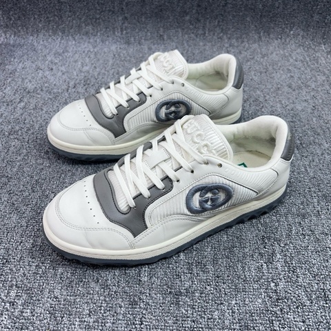 GUCCI古馳 MAC80灰白 休閒板鞋  尺碼：40碼 6碼
