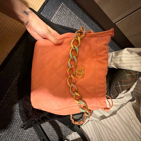 Chanel bag 珊瑚紅