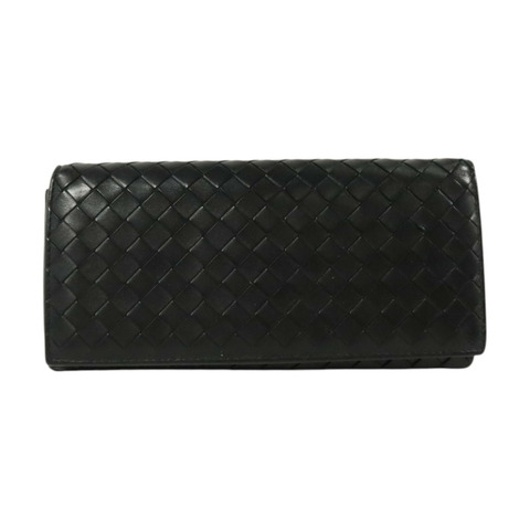 BOTTEGA VENETA 織紋皮革Long Wallet長錢包