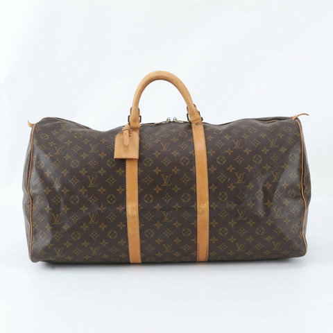 路易威登 Monogram Keepall 60 M41422 皮革波士頓手提包/托特包/男士登機包